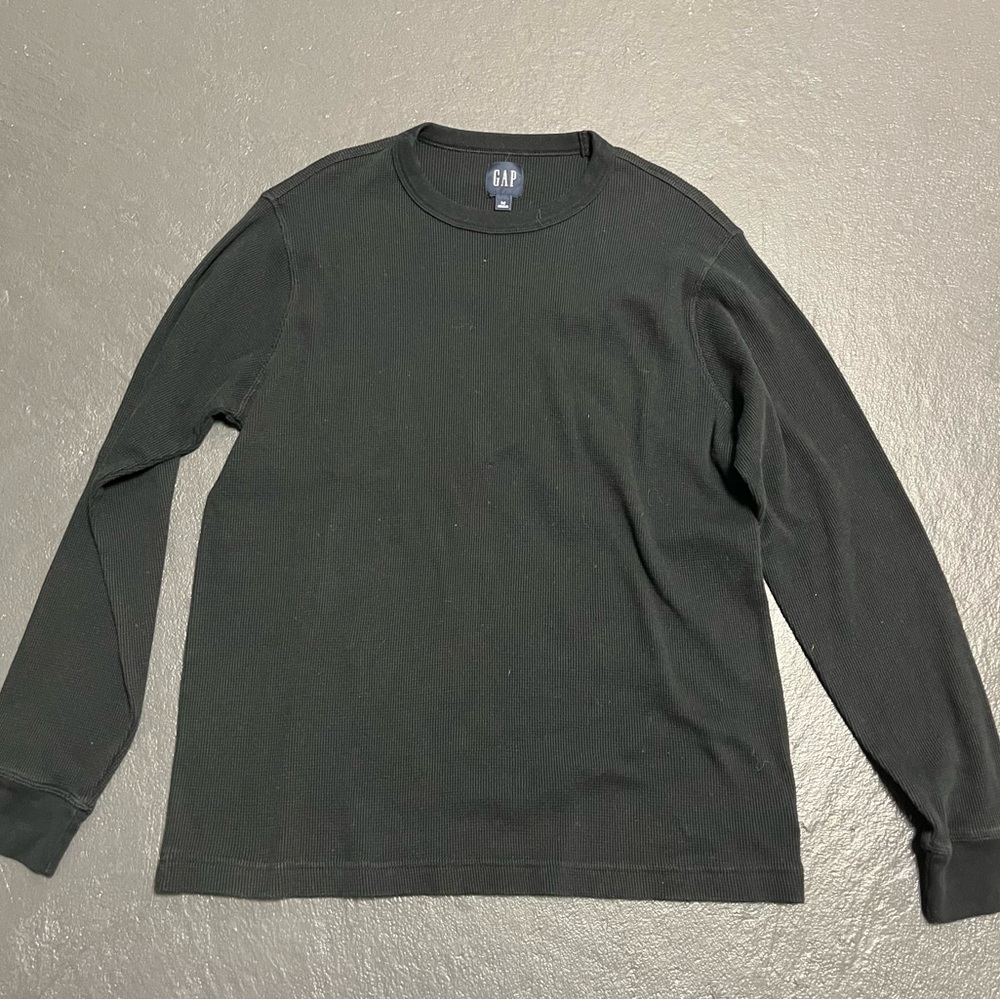 GAP Men's Black Long Sleeve Tee